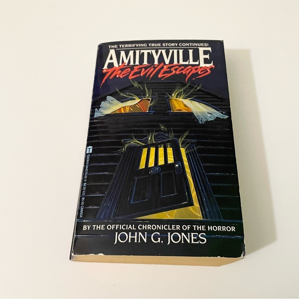 Amityville The Evil Escapes John G Jones 1988 First Tudor Printing Horror